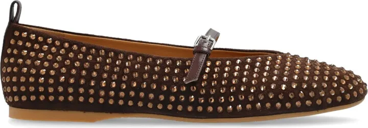Mary Jane leather balleriana shoes