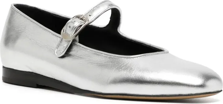 Mary Jane leather ballerina shoes - Image 2