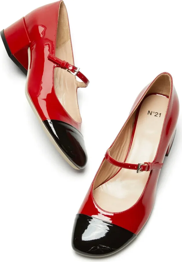 Mary Jane leather ballerinas - Image 5