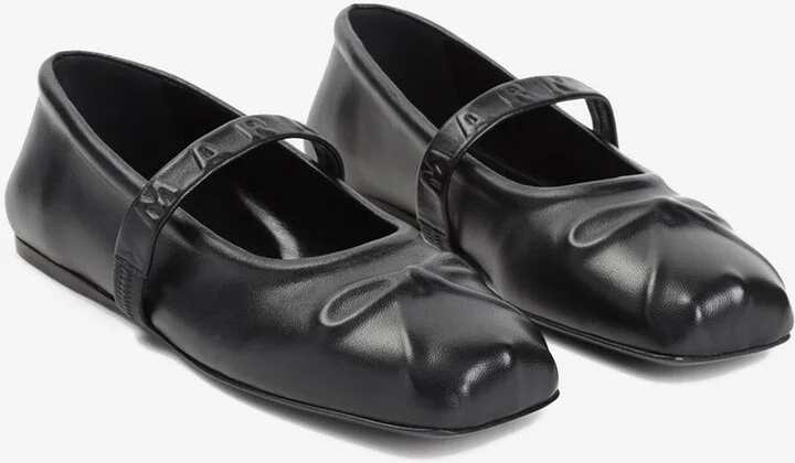 Mary Jane Leather Ballet Flats - Image 2