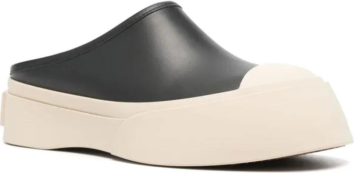 Mary Jane leather mules - Image 2