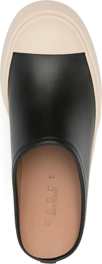 Mary Jane leather mules - Image 4
