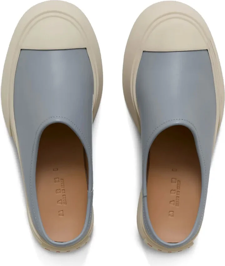 Mary Jane leather mules - Image 4