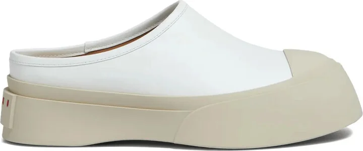 Mary Jane leather mules