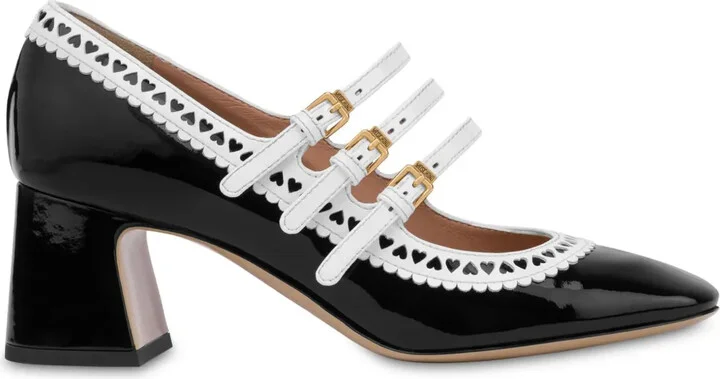 Mary Jane leather pumps