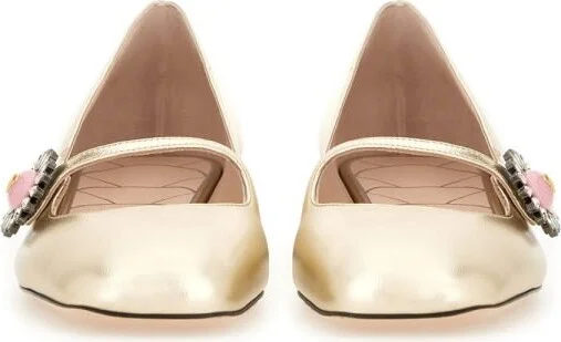 'mary-jane Preshoes' Ballerina In Kidskin - Image 5
