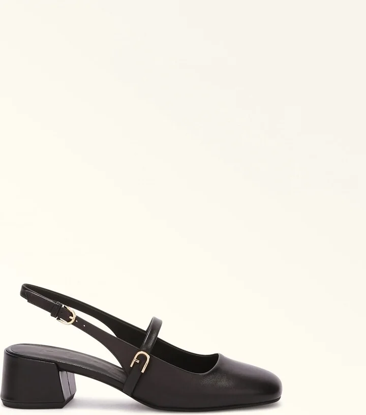Mary Jane Shoes In Black Leather - Image 2