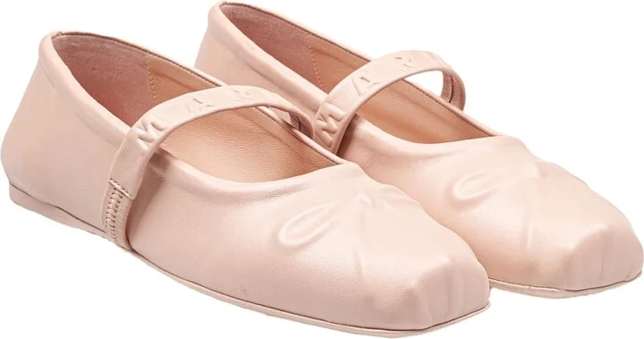 Mary Jane Shoes In Leather With Embossed Bow - Image 2