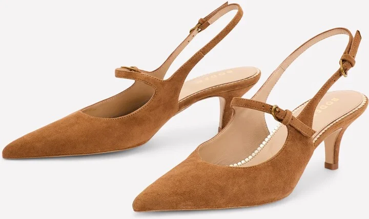 Mary Jane Slingback Heel, Post Box Red - Image 3