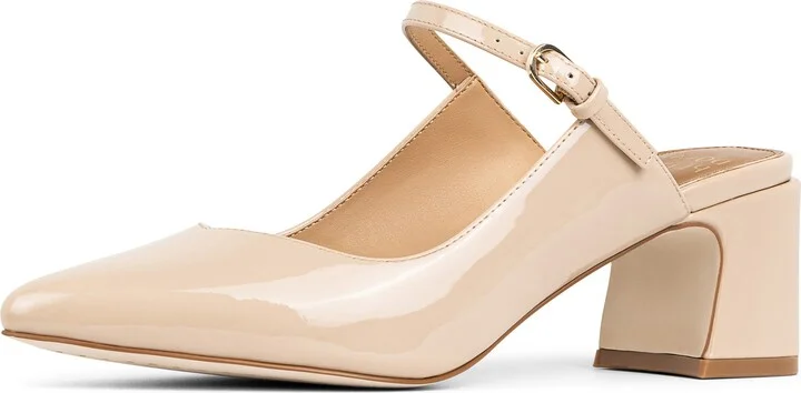 Mary Jane Strap Mule Pump - Image 8