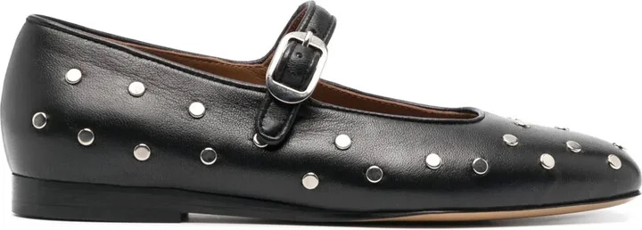 Mary Jane studded ballerina shoes