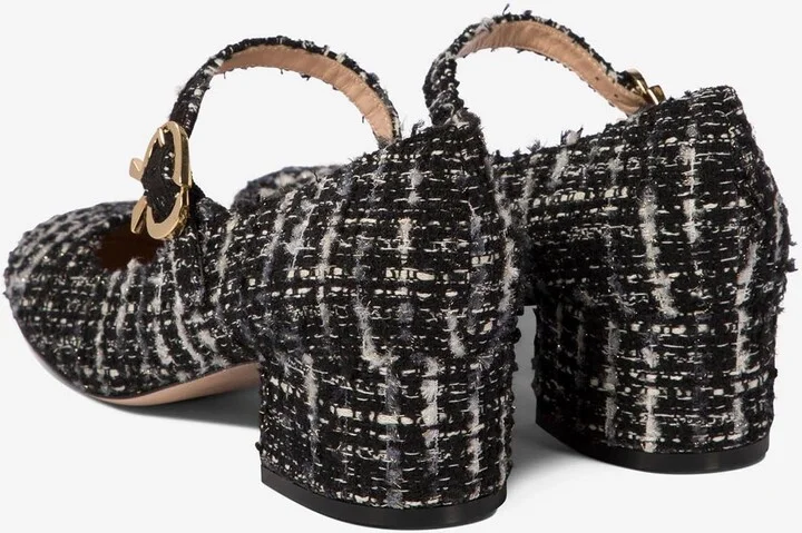 Mary Ribbon 45 Tweed Pumps - Image 3