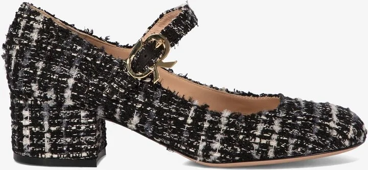 Mary Ribbon 45 Tweed Pumps