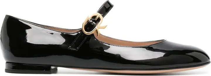 Mary Ribbon flat pumps