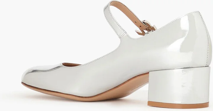 Mary Ribbon mirrored-leather Mary Jane pumps - Image 3
