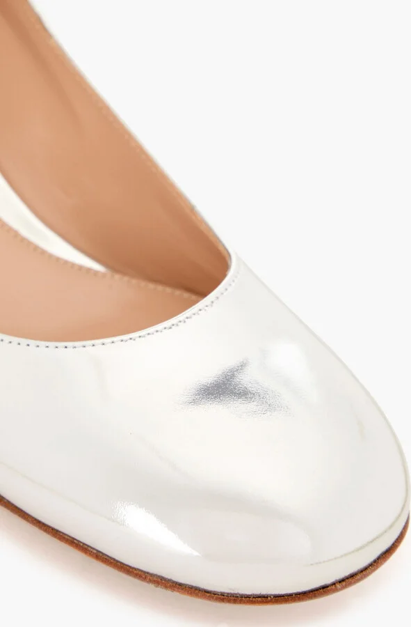 Mary Ribbon mirrored-leather Mary Jane pumps - Image 4