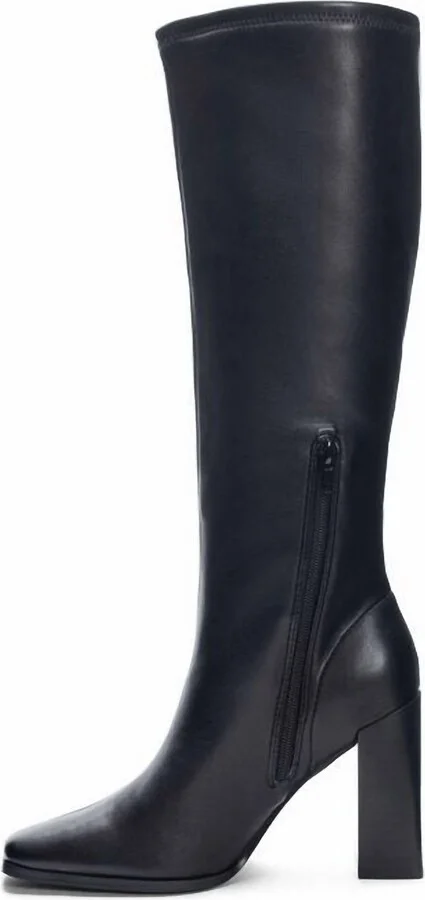 Mary Soft Stretch Tall Boot In Black