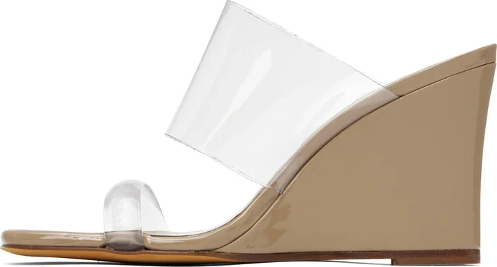 Maryam Nassir Zadeh Beige Olympia Heeled Sandals - Image 3