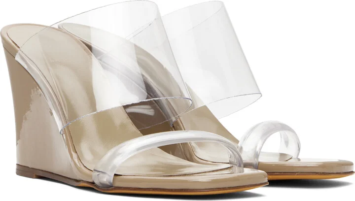 Maryam Nassir Zadeh Beige Olympia Heeled Sandals - Image 4