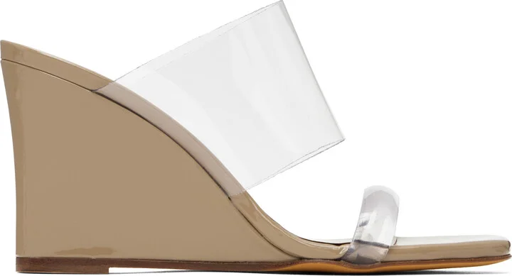Maryam Nassir Zadeh Beige Olympia Heeled Sandals
