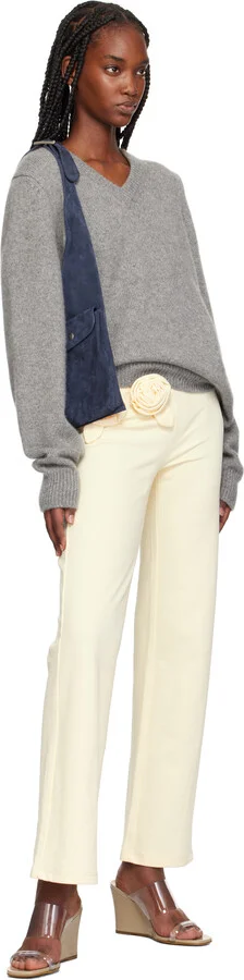 Maryam Nassir Zadeh Beige Olympia Wedge Heeled Sandals - Image 5