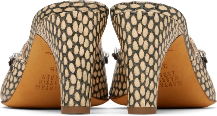 Maryam Nassir Zadeh Beige Paloma Heeled Sandals - Image 2
