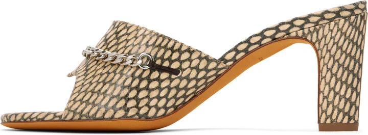 Maryam Nassir Zadeh Beige Paloma Heeled Sandals - Image 3