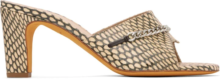 Maryam Nassir Zadeh Beige Paloma Heeled Sandals