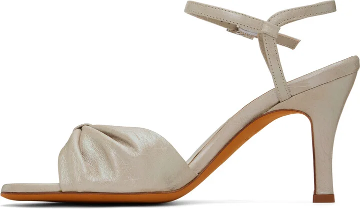 Maryam Nassir Zadeh Beige Victoria Heeled Sandals - Image 3