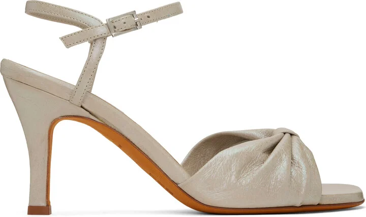Maryam Nassir Zadeh Beige Victoria Heeled Sandals