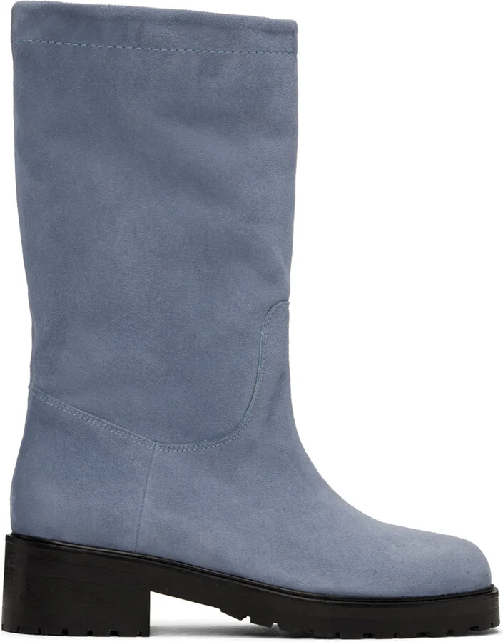Maryam Nassir Zadeh Blue Belmont Boots