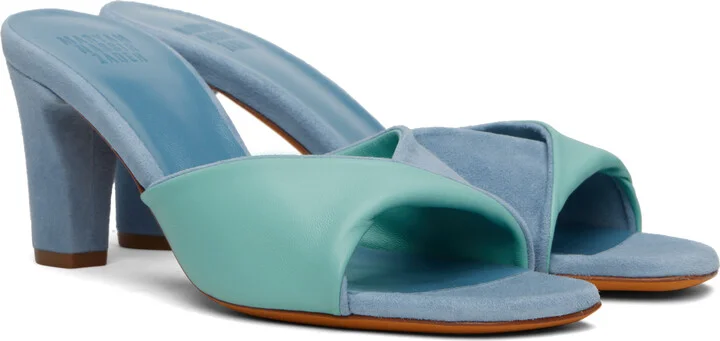 Maryam Nassir Zadeh Blue Louise Heeled Sandals - Image 4