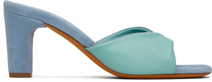 Maryam Nassir Zadeh Blue Louise Heeled Sandals