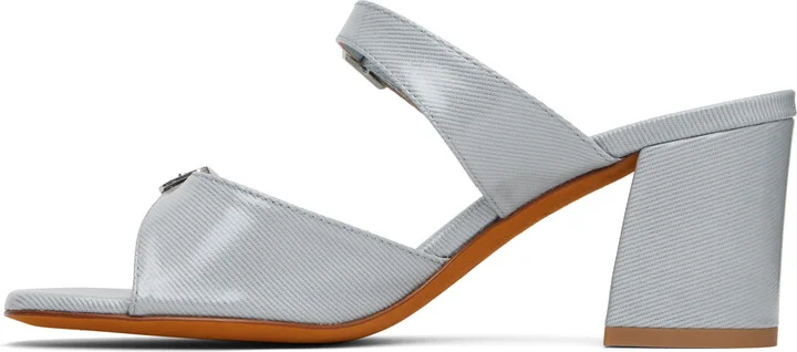 Maryam Nassir Zadeh Blue Una Heeled Sandals - Image 3