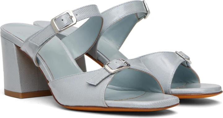 Maryam Nassir Zadeh Blue Una Heeled Sandals - Image 4