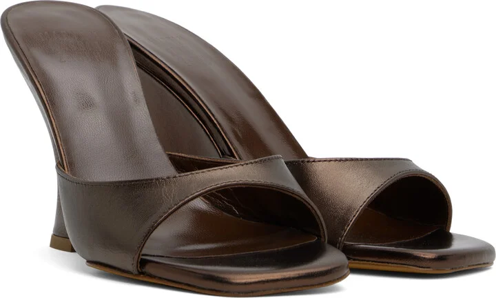 Maryam Nassir Zadeh Brown Lido Wedge Heeled Sandals - Image 4
