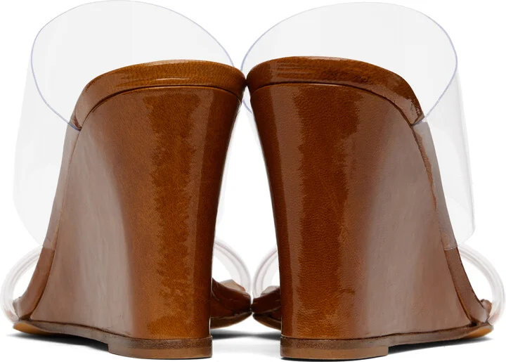 Maryam Nassir Zadeh Brown Olympia Wedge Heeled Sandals - Image 2