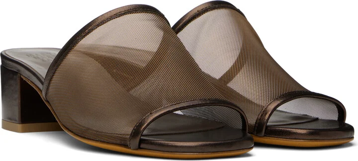 Maryam Nassir Zadeh Brown Sophie Heeled Sandals - Image 4