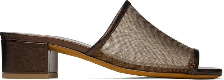 Maryam Nassir Zadeh Brown Sophie Heeled Sandals