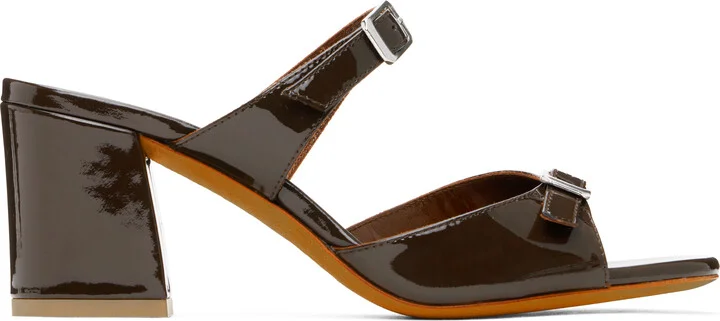Maryam Nassir Zadeh Brown Una Heeled Sandals