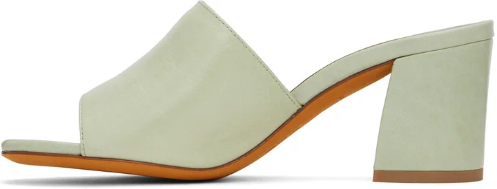 Maryam Nassir Zadeh Green Mar Mules - Image 3