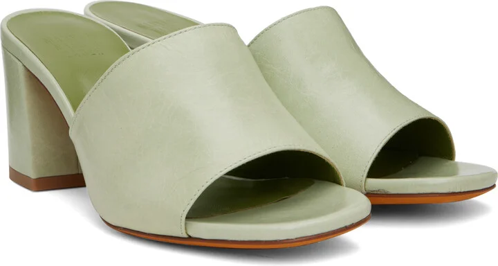 Maryam Nassir Zadeh Green Mar Mules - Image 4