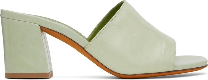Maryam Nassir Zadeh Green Mar Mules