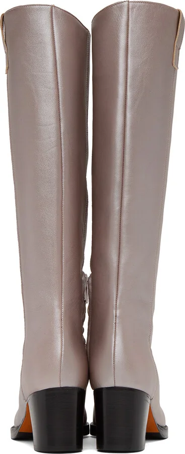 Maryam Nassir Zadeh Purple Norfolk Boots - Image 2