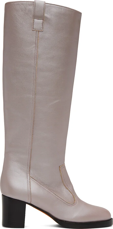 Maryam Nassir Zadeh Purple Norfolk Boots
