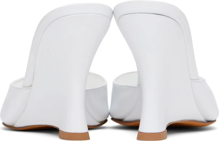 Maryam Nassir Zadeh White Lido Wedge Heeled Sandals - Image 2