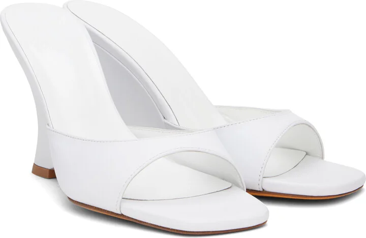 Maryam Nassir Zadeh White Lido Wedge Heeled Sandals - Image 4