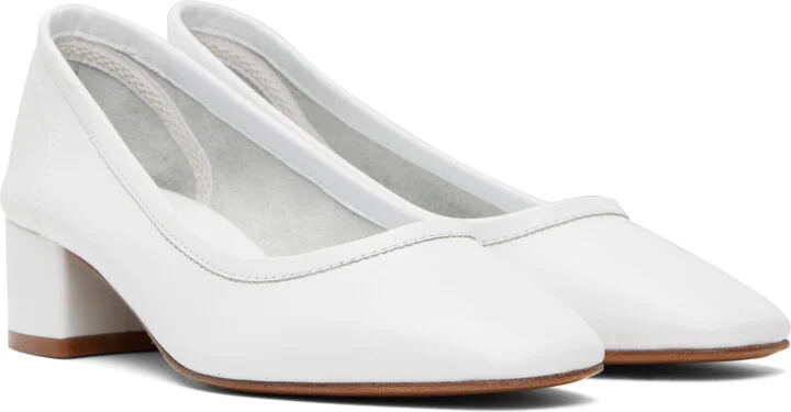 Maryam Nassir Zadeh White Roberta Heels - Image 4