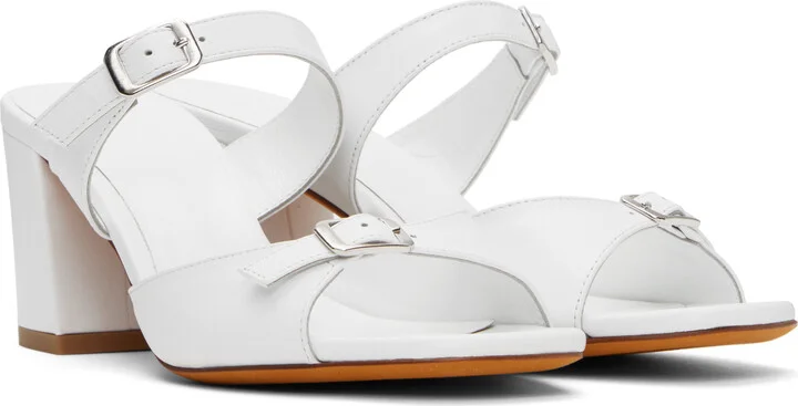 Maryam Nassir Zadeh White Una Heeled Sandals - Image 4
