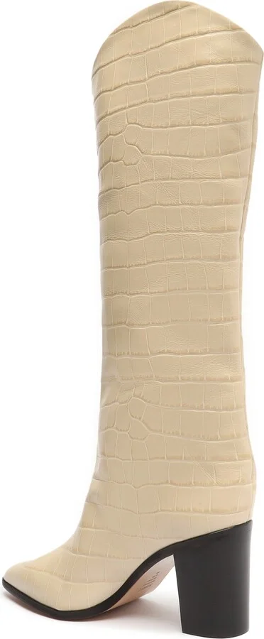 Maryana Pointed Toe Block Heel Knee High Boot - Image 2
